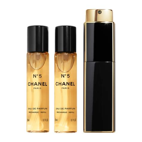 chanel 5 perfume twist and spray.